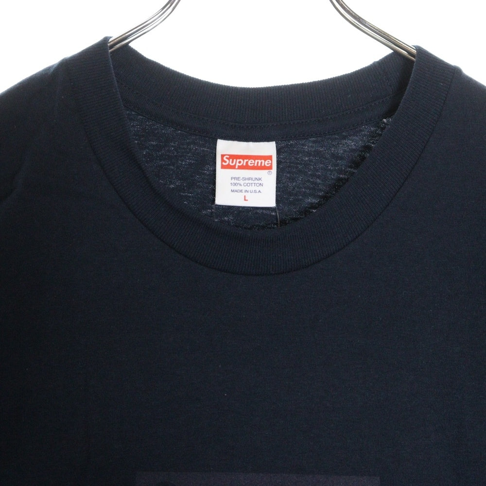 SUPREME(シュプリーム) 23SS Tonal Box Logo Tee トーナル ボックスロゴ プリント クルーネック 半袖Tシャツ カットソー ネイビー