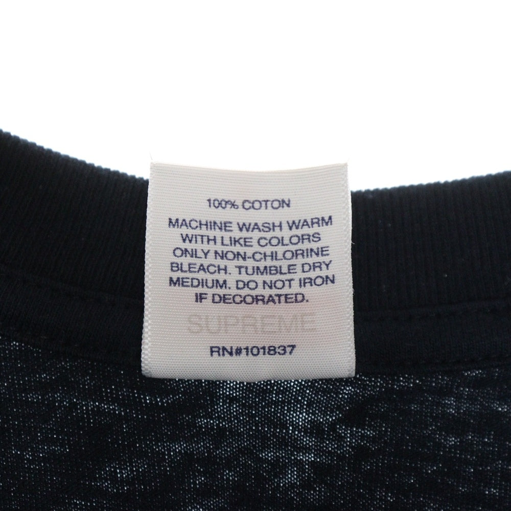 SUPREME(シュプリーム) 23SS Tonal Box Logo Tee トーナル ボックスロゴ プリント クルーネック 半袖Tシャツ カットソー ネイビー