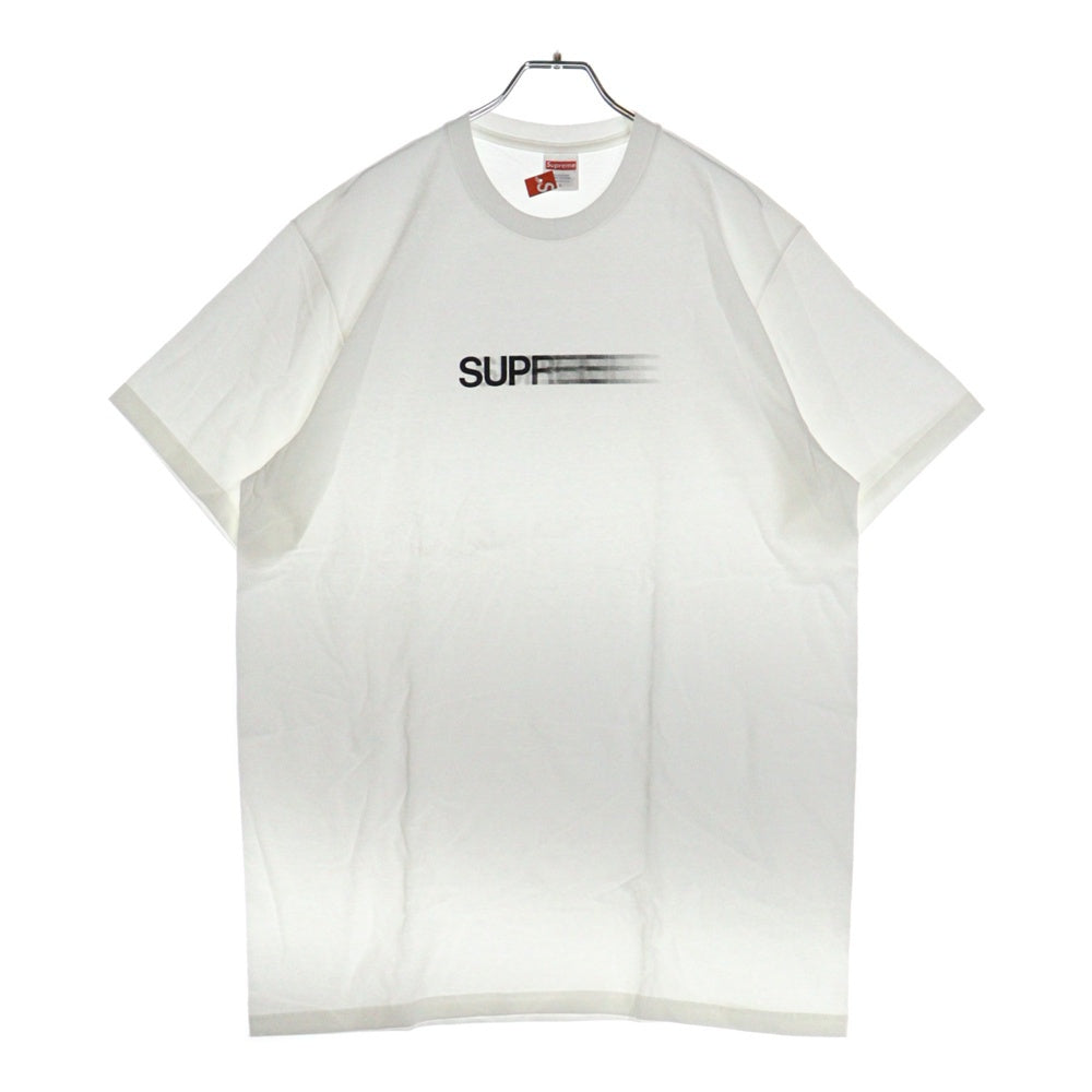 SUPREME(シュプリーム) 23SS Motion Logo Tee モーション ロゴ プリント クルーネック 半袖Tシャツ カットソー ホワイト