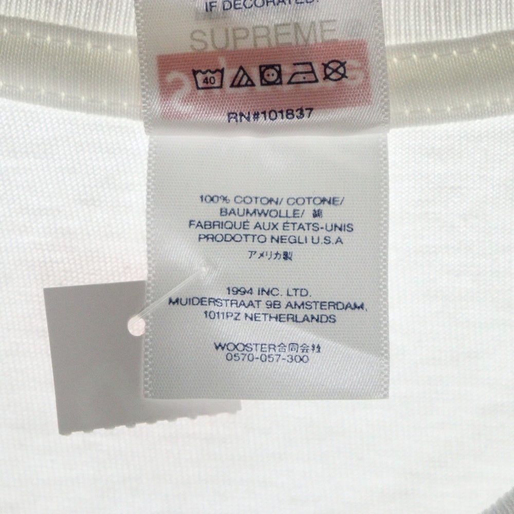 SUPREME(シュプリーム) 23SS Motion Logo Tee モーション ロゴ プリント クルーネック 半袖Tシャツ カットソー ホワイト