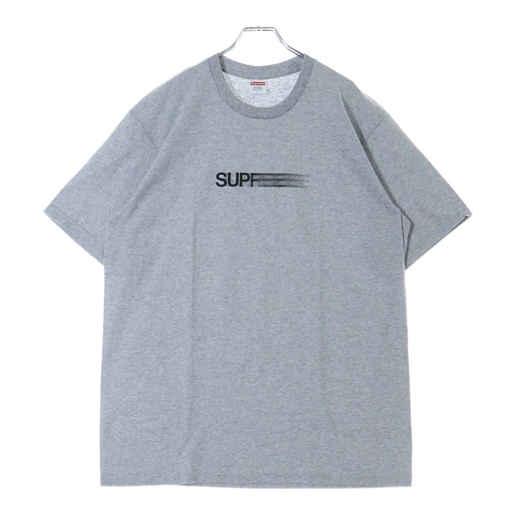 SUPREME(シュプリーム) 23SS Motion Logo Tee モーション ロゴ プリント クルーネック 半袖Tシャツ カットソー グレー