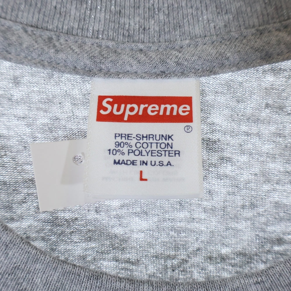 SUPREME(シュプリーム) 23SS Motion Logo Tee モーション ロゴ プリント クルーネック 半袖Tシャツ カットソー グレー