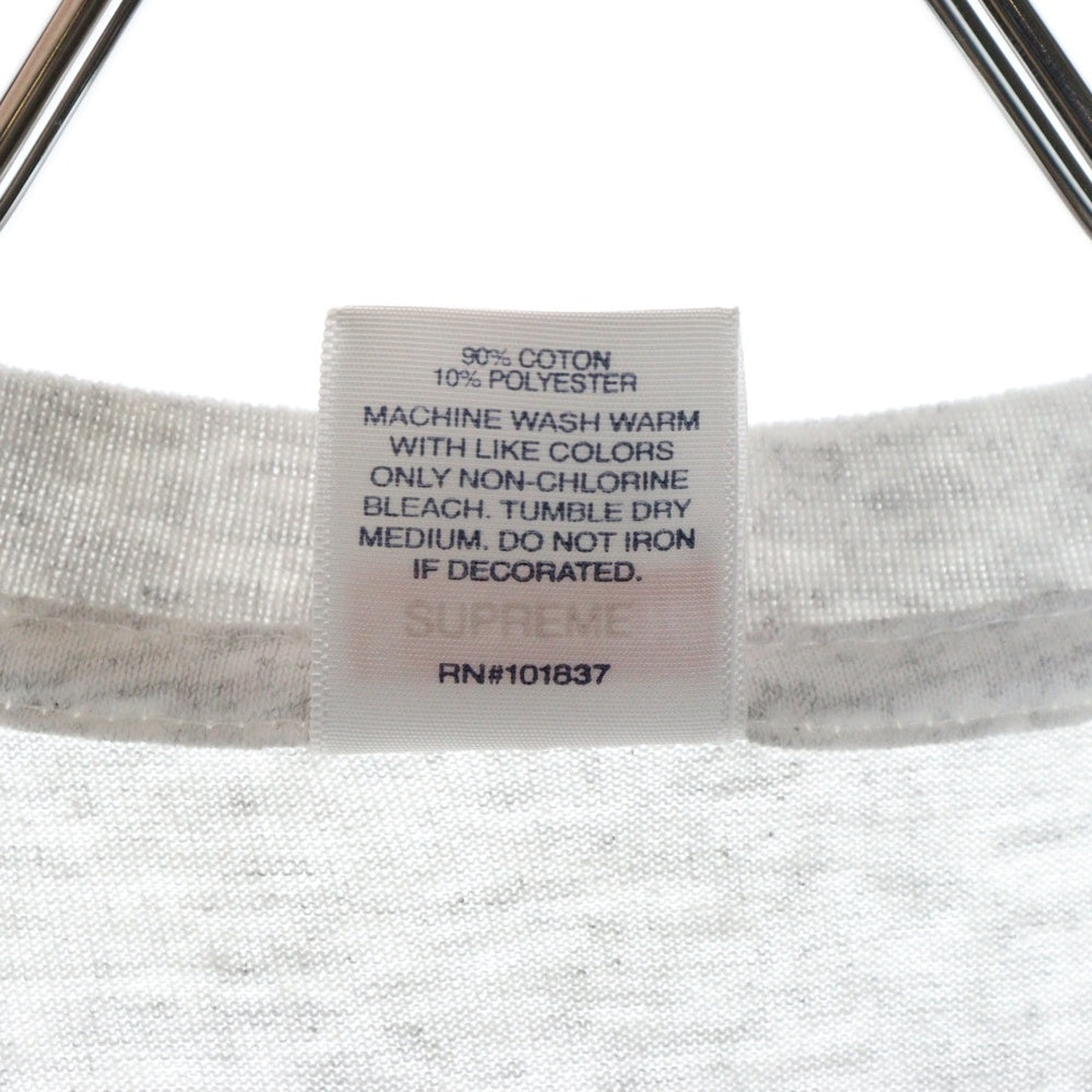 SUPREME(シュプリーム) 23SS Motion Logo Tee モーション ロゴ プリント クルーネック 半袖Tシャツ カットソー ライトグレー