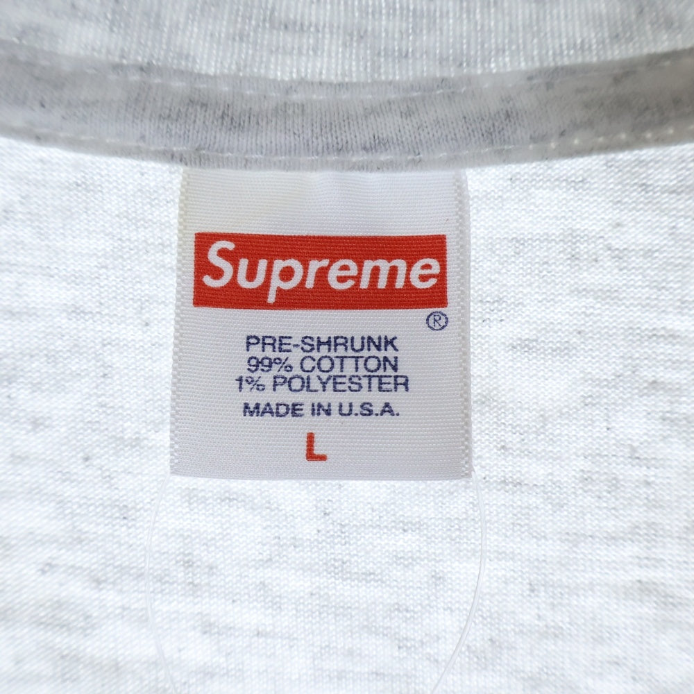 SUPREME(シュプリーム) 23SS Motion Logo Tee モーション ロゴ プリント クルーネック 半袖Tシャツ カットソー ライトグレー