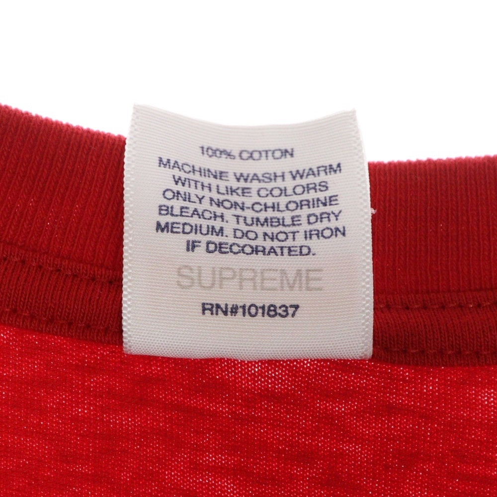 SUPREME(シュプリーム) 23SS Motion Logo Tee モーション ロゴ プリント クルーネック 半袖Tシャツ カットソー レッド