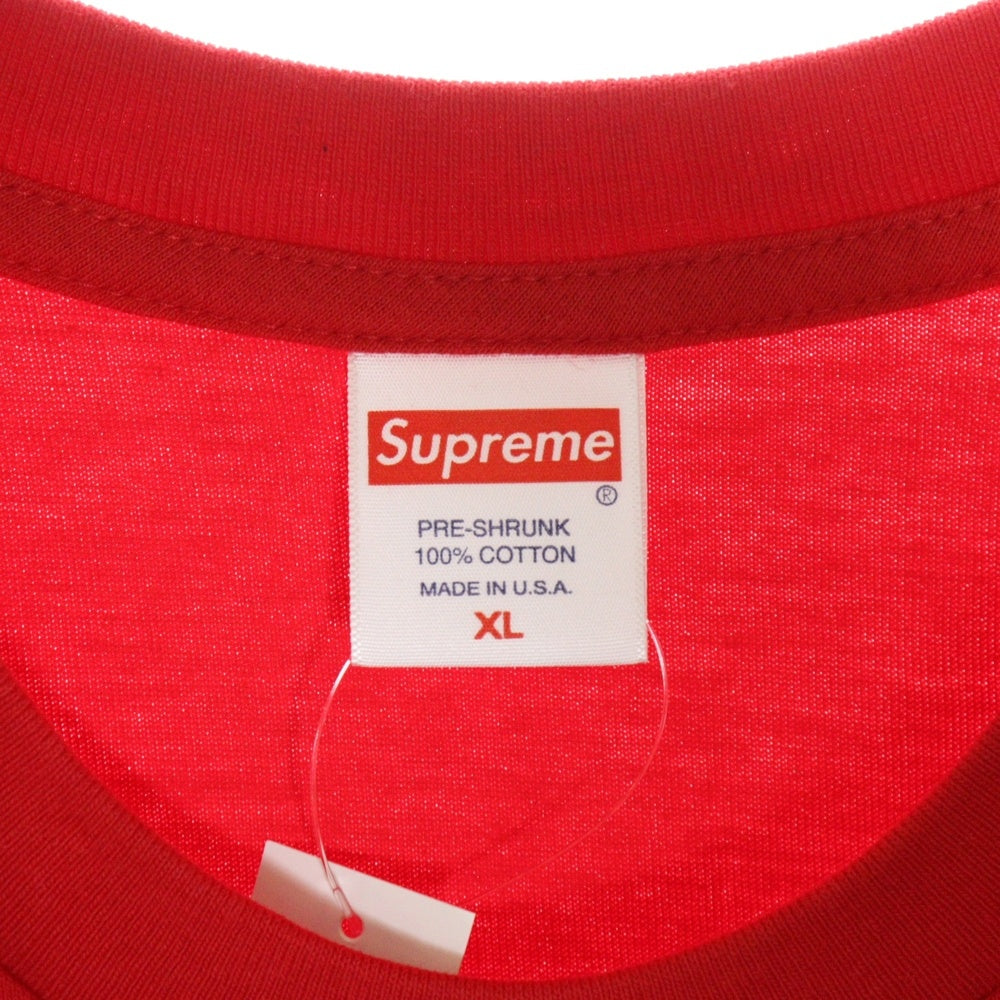SUPREME(シュプリーム) 19AW Bandana Box Logo Tee バンダナ ボックスロゴ プリント クルーネック 半袖Tシャツ カットソー レッド