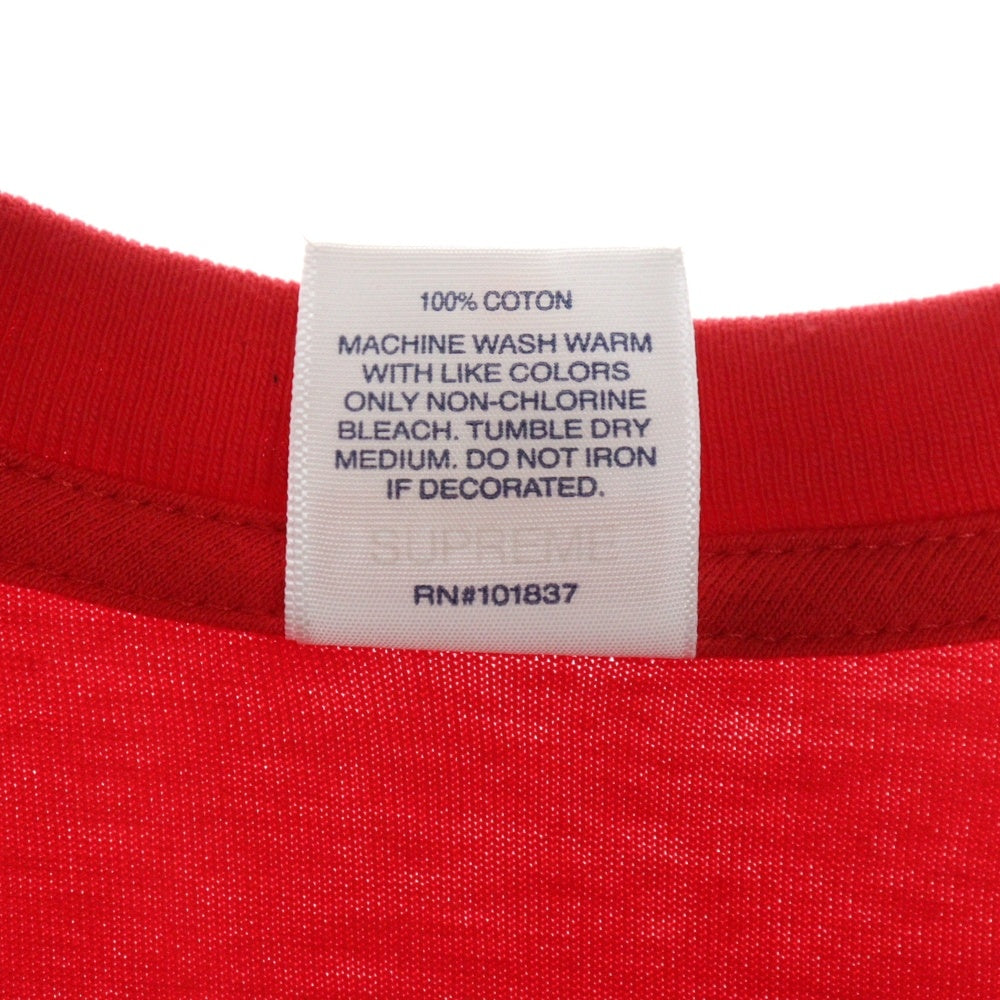 SUPREME(シュプリーム) 19AW Bandana Box Logo Tee バンダナ ボックスロゴ プリント クルーネック 半袖Tシャツ カットソー レッド
