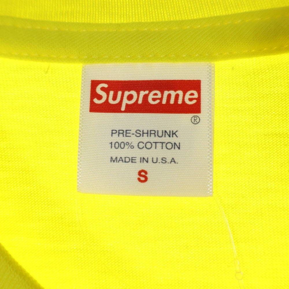SUPREME(シュプリーム) 19AW Bandana Box Logo Tee バンダナ ボックスロゴ プリント クルーネック 半袖Tシャツ カットソー イエロー