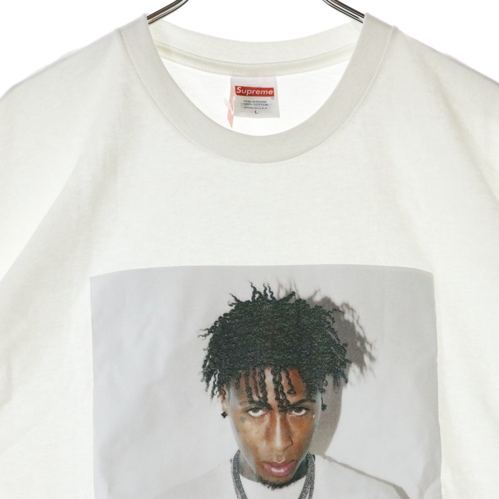 SUPREME(シュプリーム) 23AW NBA Young Boy Tee ヤングボーイ フォトプリント クルーネック 半袖Tシャツ カットソー ホワイト