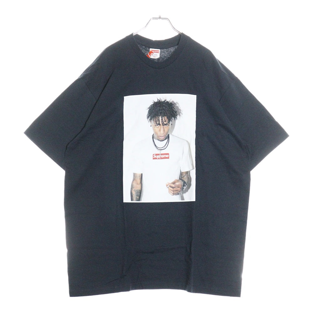 SUPREME(シュプリーム) 23AW NBA Young Boy Tee ヤングボーイ フォトプリント クルーネック 半袖Tシャツ カットソー ネイビー