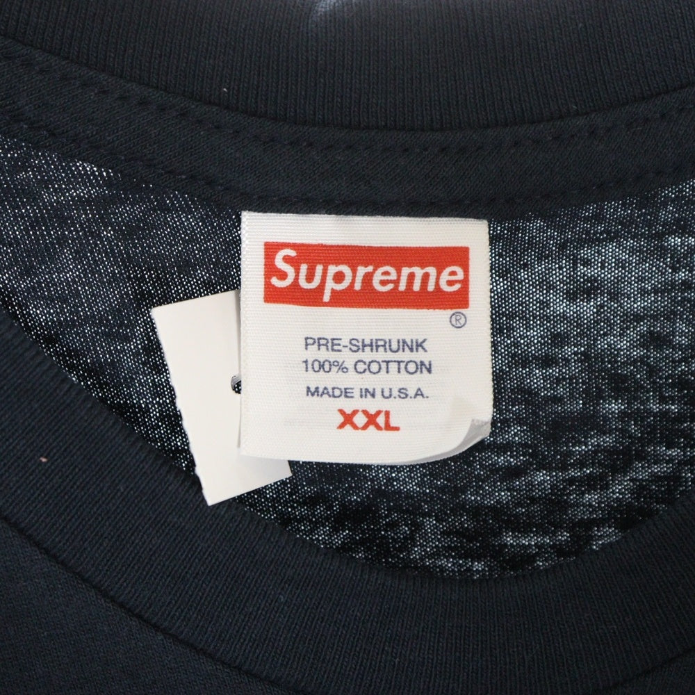 SUPREME(シュプリーム) 23AW NBA Young Boy Tee ヤングボーイ フォトプリント クルーネック 半袖Tシャツ カットソー ネイビー