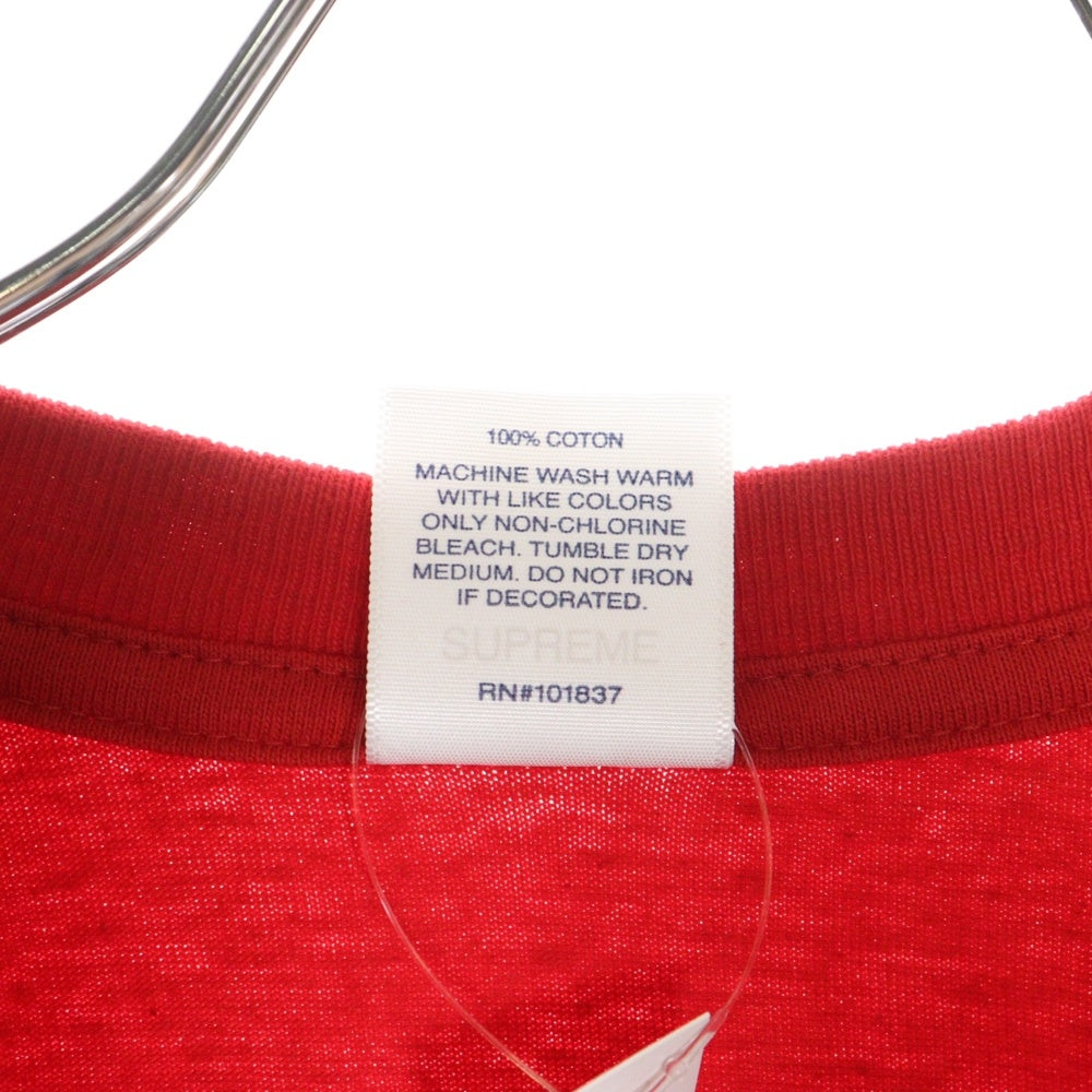 SUPREME(シュプリーム) 23AW NBA Young Boy Tee ヤングボーイ フォトプリント クルーネック 半袖Tシャツ カットソー レッド