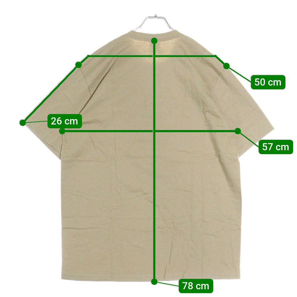 SUPREME(シュプリーム) 23SS Tonal Box Logo Tee トーナル ボックスロゴ プリント クルーネック 半袖Tシャツ カットソー ベージュ