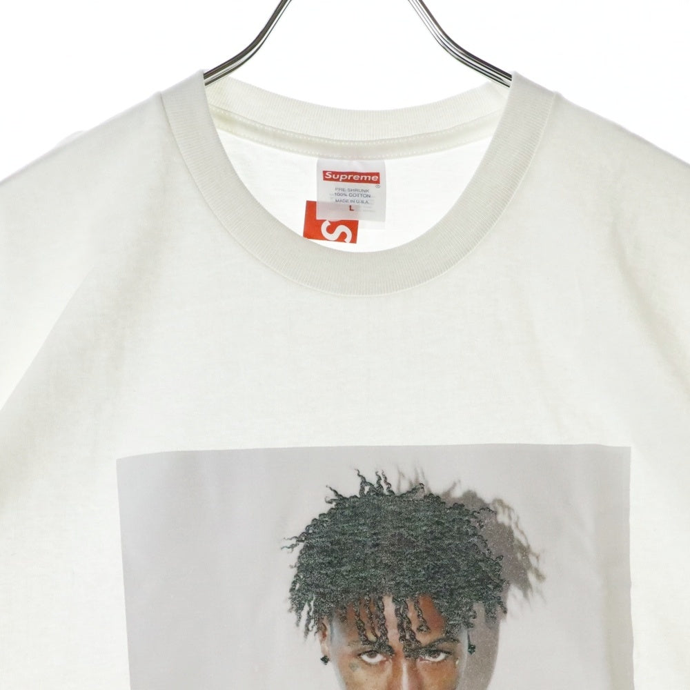 SUPREME(シュプリーム) 23AW NBA Young Boy Tee ヤングボーイ フォトプリント クルーネック 半袖Tシャツ カットソー ホワイト