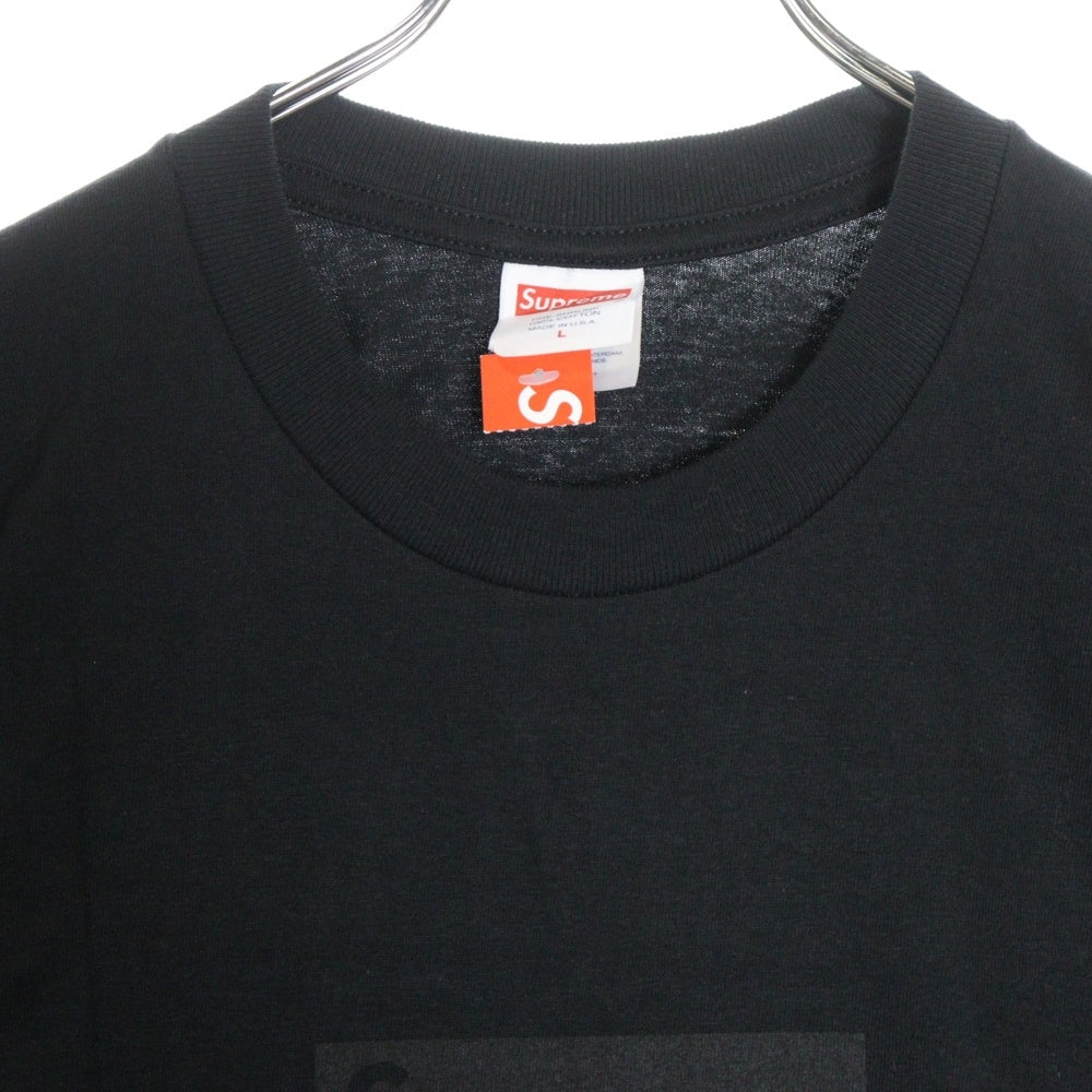 SUPREME(シュプリーム) 23SS Tonal Box Logo Tee トーナル ボックスロゴ プリント クルーネック 半袖Tシャツ カットソー ブラック