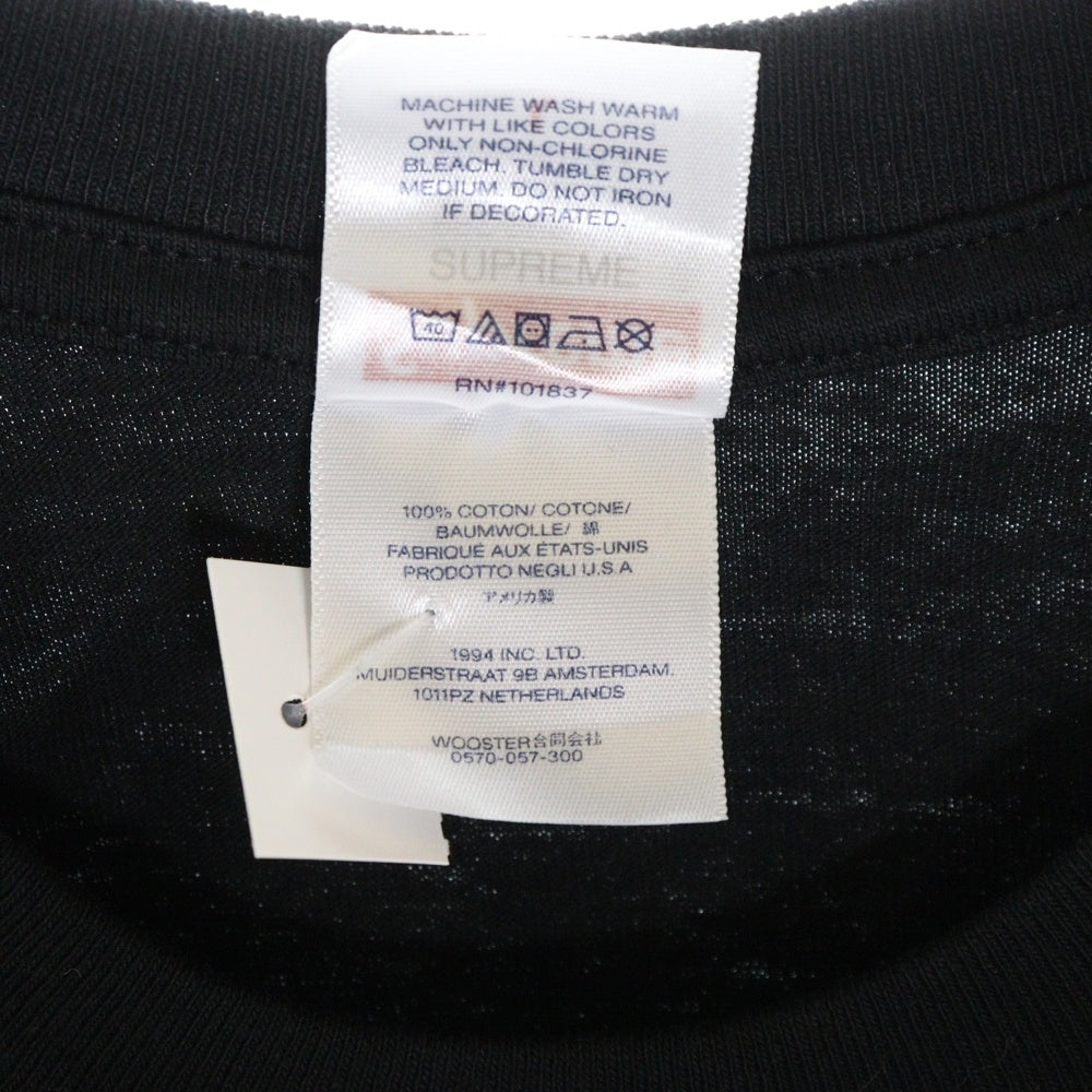 SUPREME(シュプリーム) 23SS Tonal Box Logo Tee トーナル ボックスロゴ プリント クルーネック 半袖Tシャツ カットソー ブラック