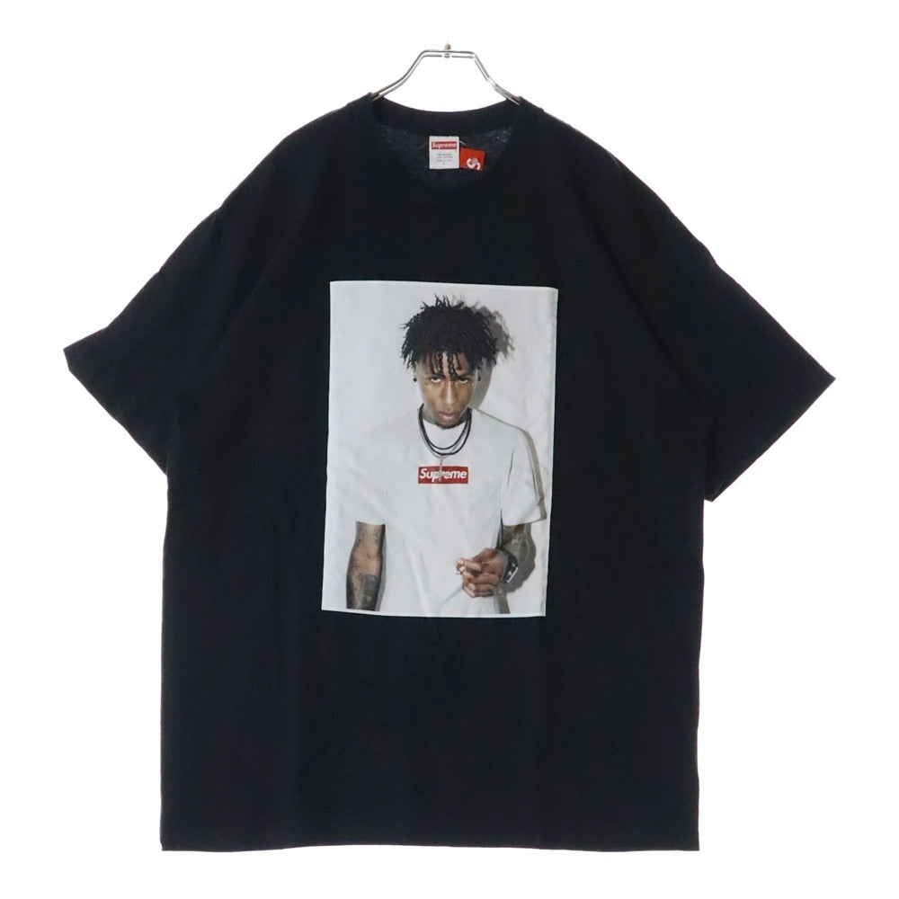 SUPREME(シュプリーム) 23AW NBA Young Boy Tee ヤングボーイ フォトプリント クルーネック 半袖Tシャツ カットソー ネイビー