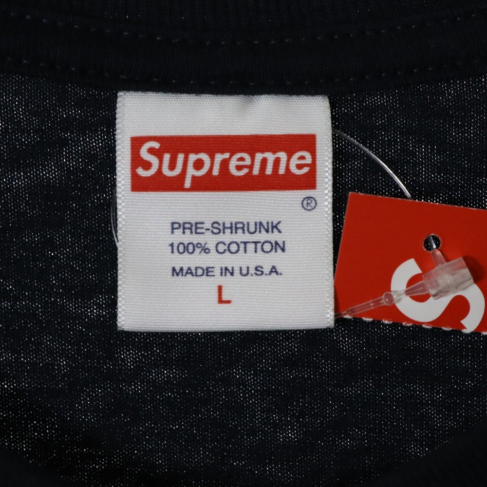SUPREME(シュプリーム) 23AW NBA Young Boy Tee ヤングボーイ フォトプリント クルーネック 半袖Tシャツ カットソー ネイビー