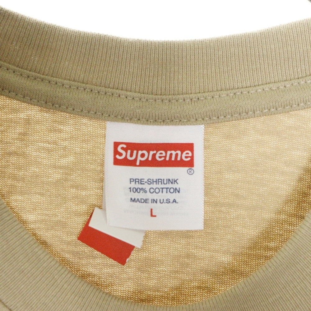 SUPREME(シュプリーム) 23AW NBA Young Boy Tee ヤングボーイ フォトプリント クルーネック 半袖Tシャツ カットソー ベージュ