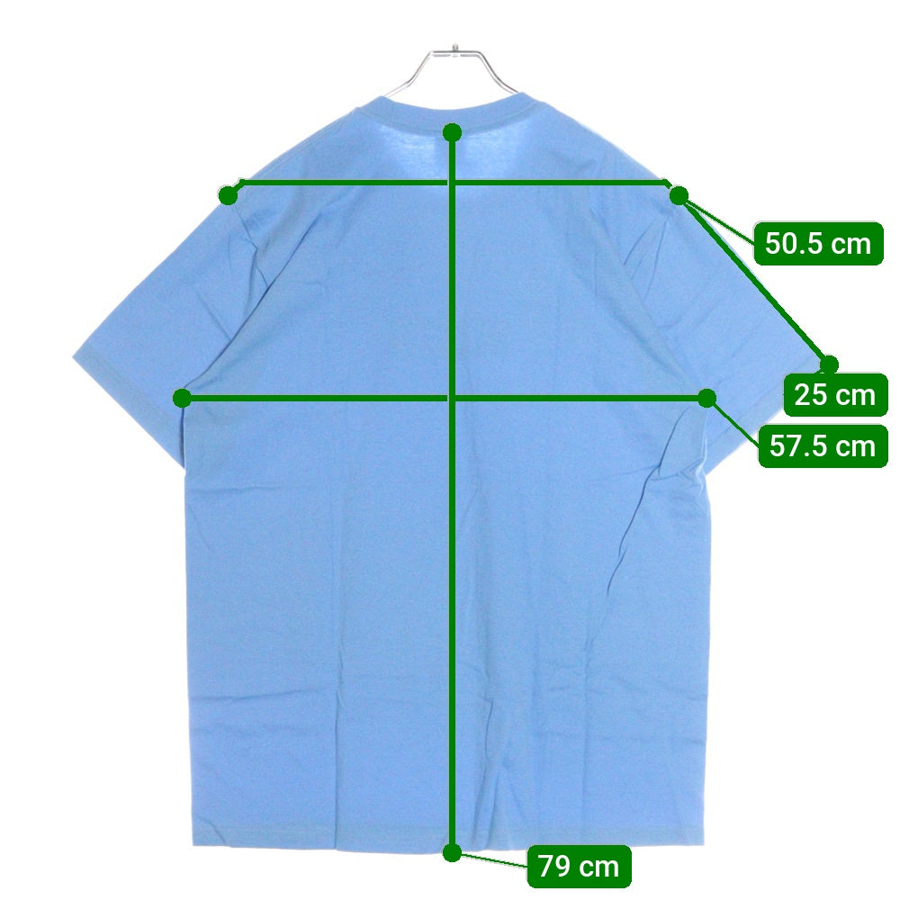 SUPREME(シュプリーム) 23SS Tonal Box Logo Tee トーナル ボックスロゴ プリント クルーネック 半袖Tシャツ カットソー ライトブルー
