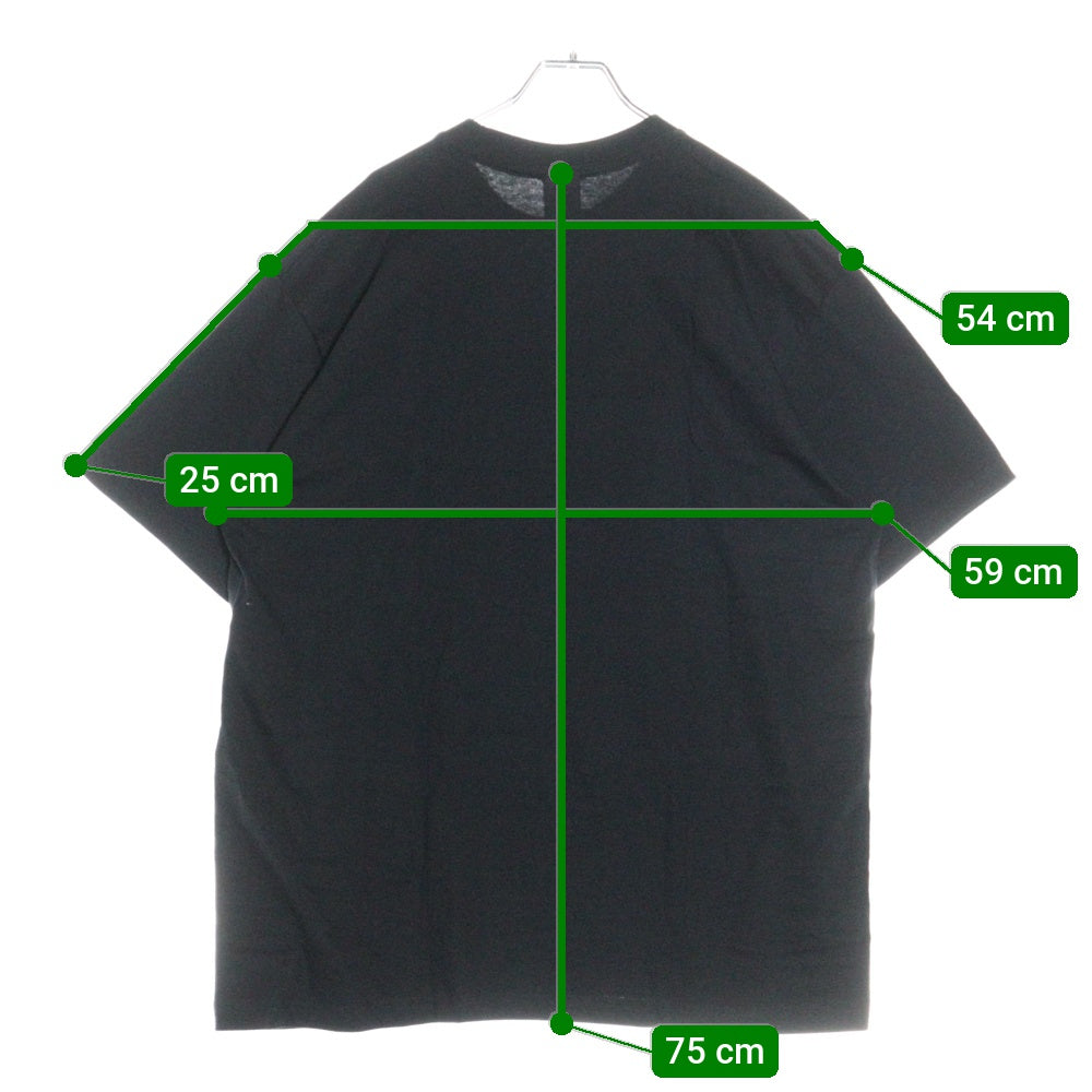 SUPREME(シュプリーム) 22S × Burberry Box Logo Tee バーバリー ボックスロゴ クルーネック 半袖Tシャツ カットソー ブラック