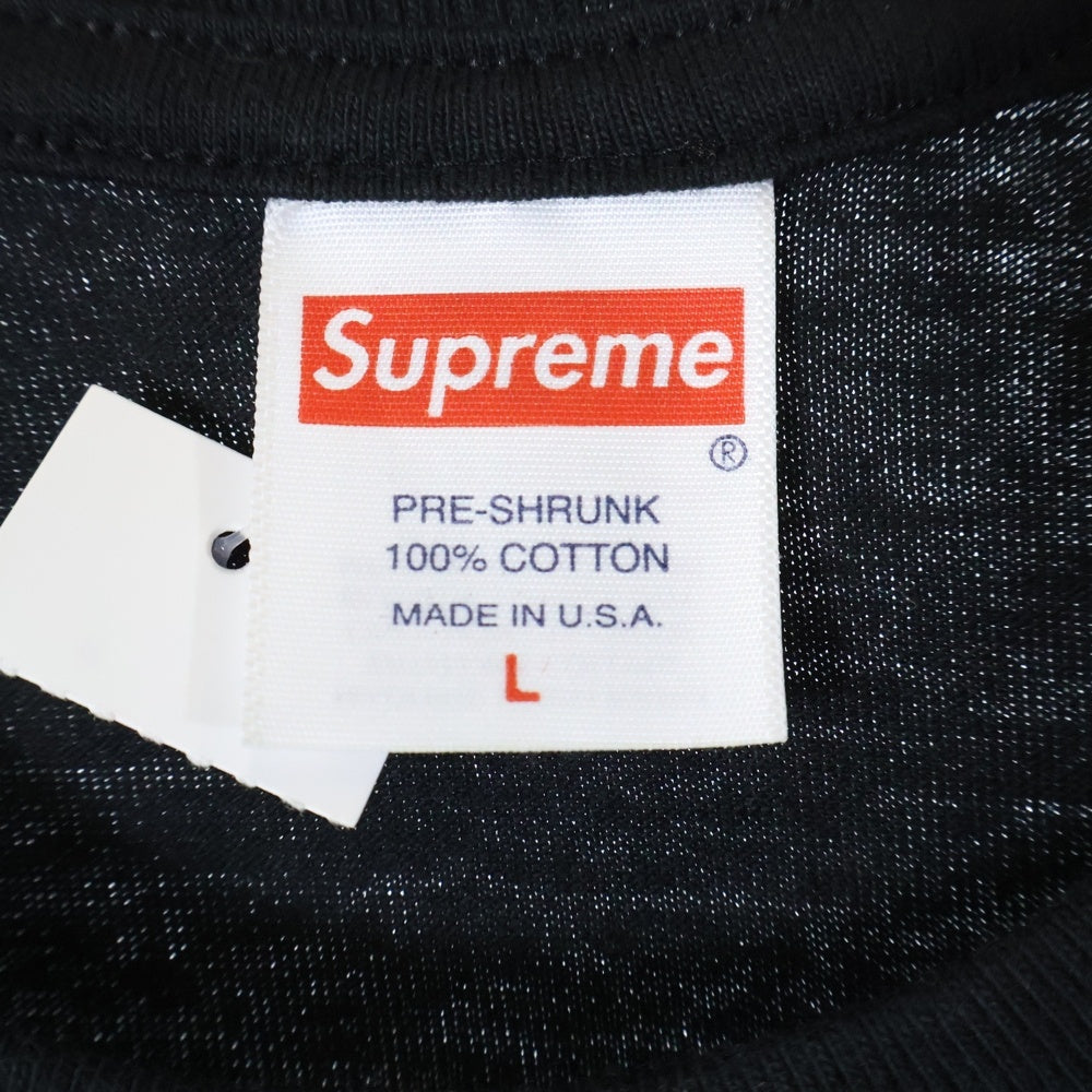 SUPREME(シュプリーム) 23SS Tonal Box Logo Tee トーナル ボックスロゴ プリント クルーネック 半袖Tシャツ カットソー ブラック
