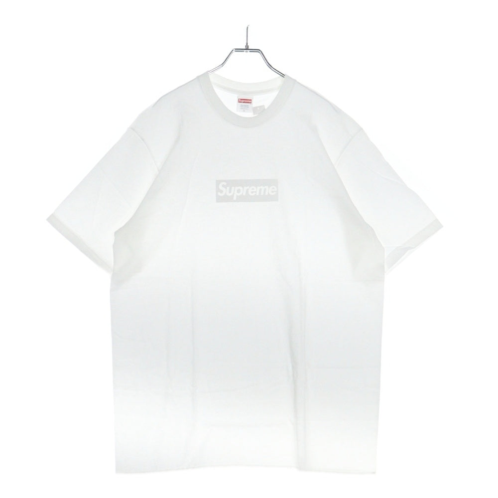 SUPREME(シュプリーム) 23SS Tonal Box Logo Tee トーナル ボックスロゴ プリント クルーネック 半袖Tシャツ カットソー ホワイト
