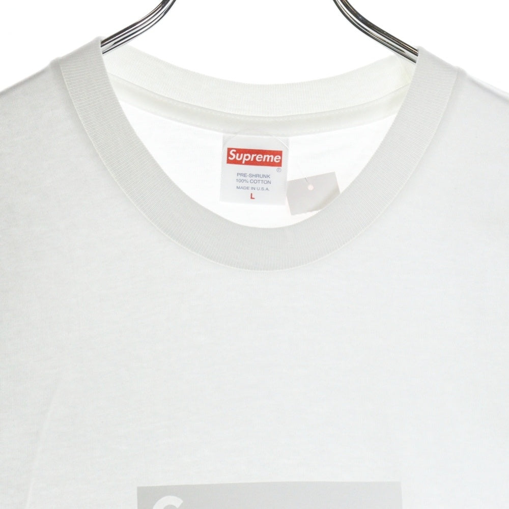 SUPREME(シュプリーム) 23SS Tonal Box Logo Tee トーナル ボックスロゴ プリント クルーネック 半袖Tシャツ カットソー ホワイト
