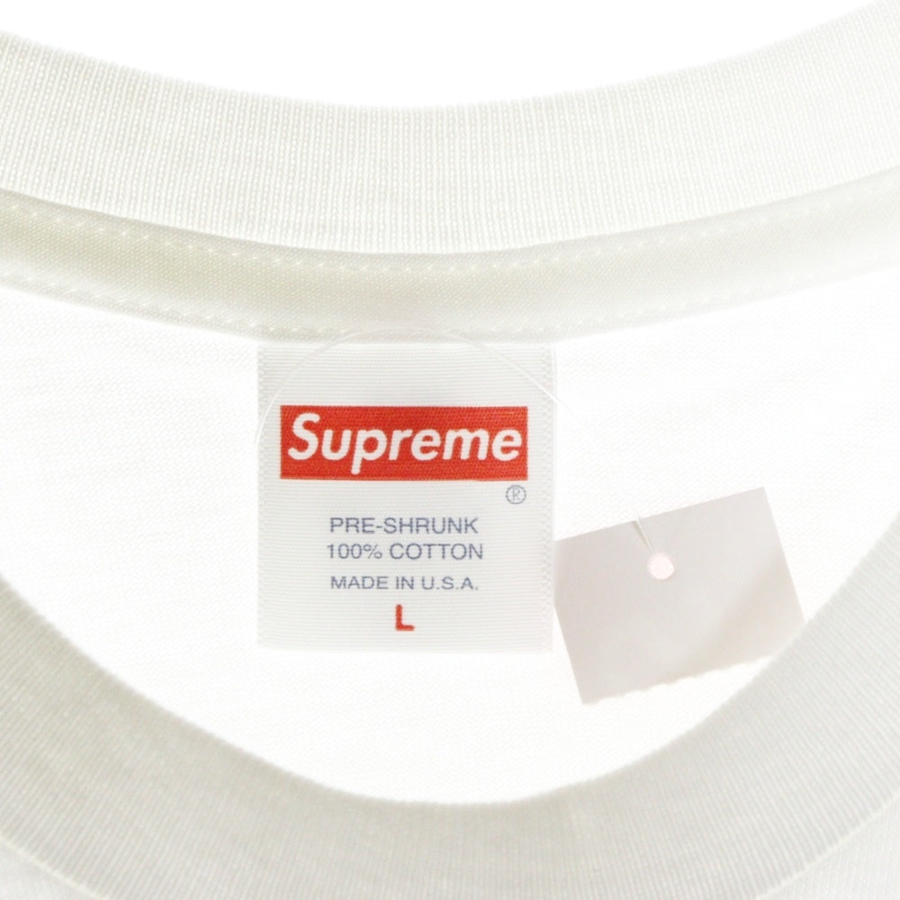 SUPREME(シュプリーム) 23SS Tonal Box Logo Tee トーナル ボックスロゴ プリント クルーネック 半袖Tシャツ カットソー ホワイト