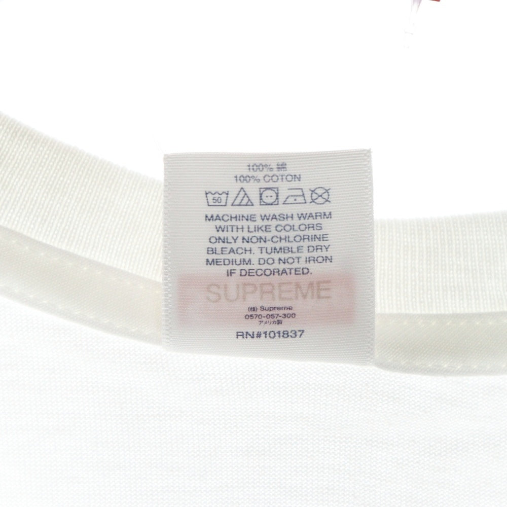 SUPREME(シュプリーム) 23SS Tonal Box Logo Tee トーナル ボックスロゴ プリント クルーネック 半袖Tシャツ カットソー ホワイト