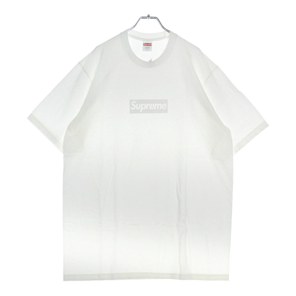 SUPREME(シュプリーム) 23SS Tonal Box Logo Tee トーナル ボックスロゴ プリント クルーネック 半袖Tシャツ カットソー ホワイト