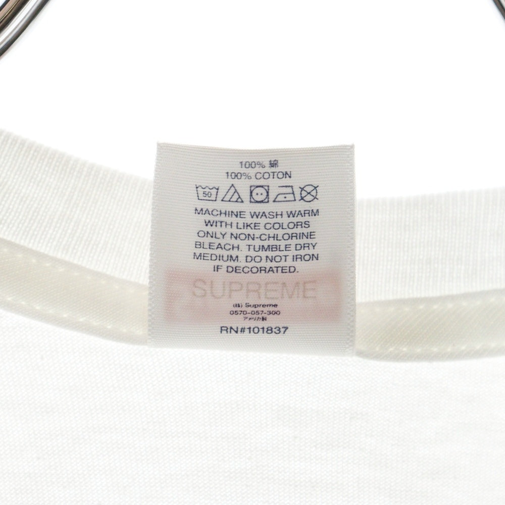 SUPREME(シュプリーム) 23SS Tonal Box Logo Tee トーナル ボックスロゴ プリント クルーネック 半袖Tシャツ カットソー ホワイト