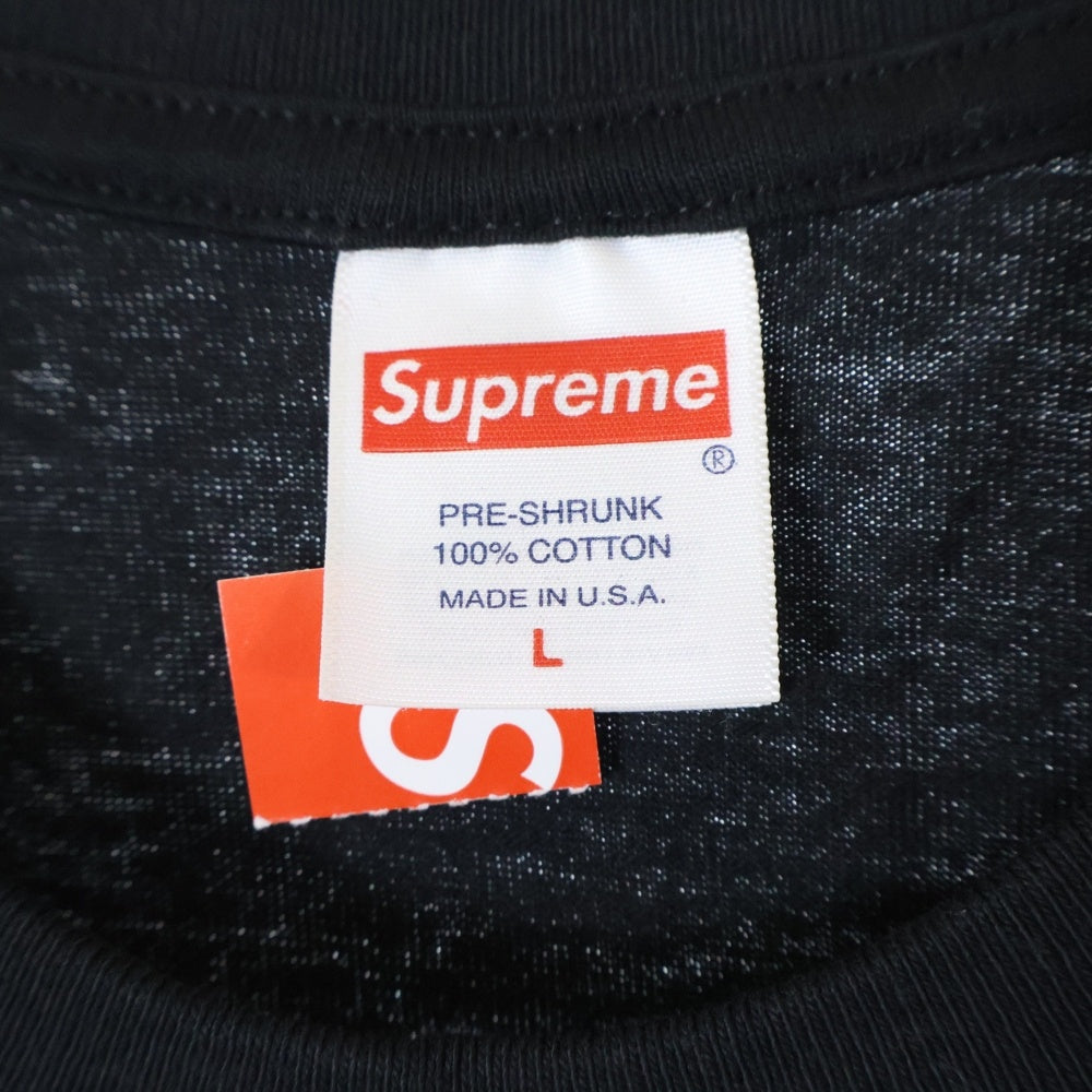 SUPREME(シュプリーム) 23SS Tonal Box Logo Tee トーナル ボックスロゴ プリント クルーネック 半袖Tシャツ カットソー ブラック