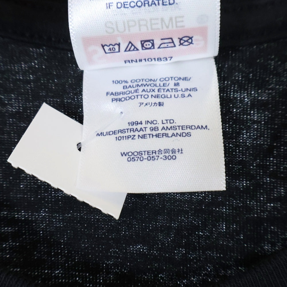 SUPREME(シュプリーム) 23SS Tonal Box Logo Tee トーナル ボックスロゴ プリント クルーネック 半袖Tシャツ カットソー ブラック