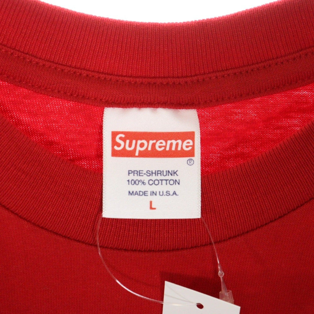 SUPREME(シュプリーム) 23SS Tonal Box Logo Tee トーナル ボックスロゴ プリント クルーネック 半袖Tシャツ カットソー レッド