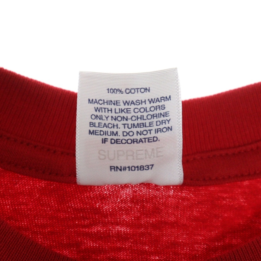 SUPREME(シュプリーム) 23SS Tonal Box Logo Tee トーナル ボックスロゴ プリント クルーネック 半袖Tシャツ カットソー レッド