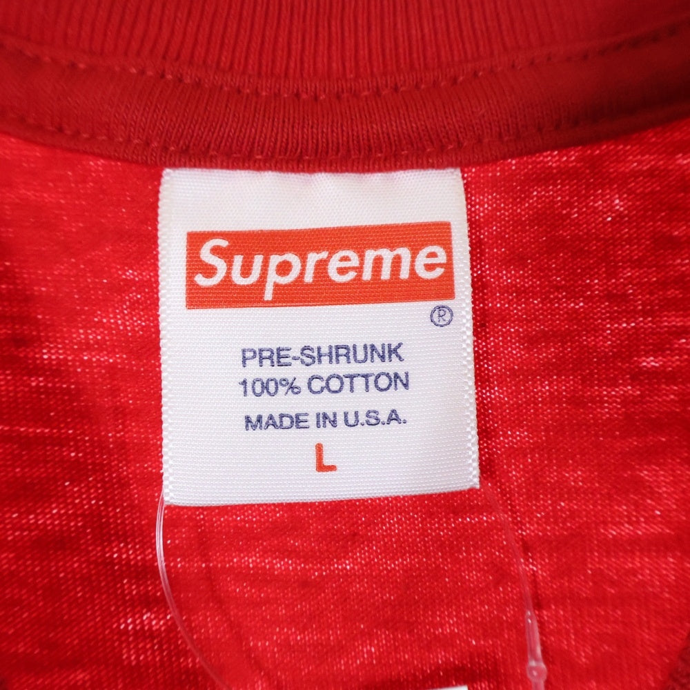 SUPREME(シュプリーム) 23SS Tonal Box Logo Tee トーナル ボックスロゴ プリント クルーネック 半袖Tシャツ カットソー レッド