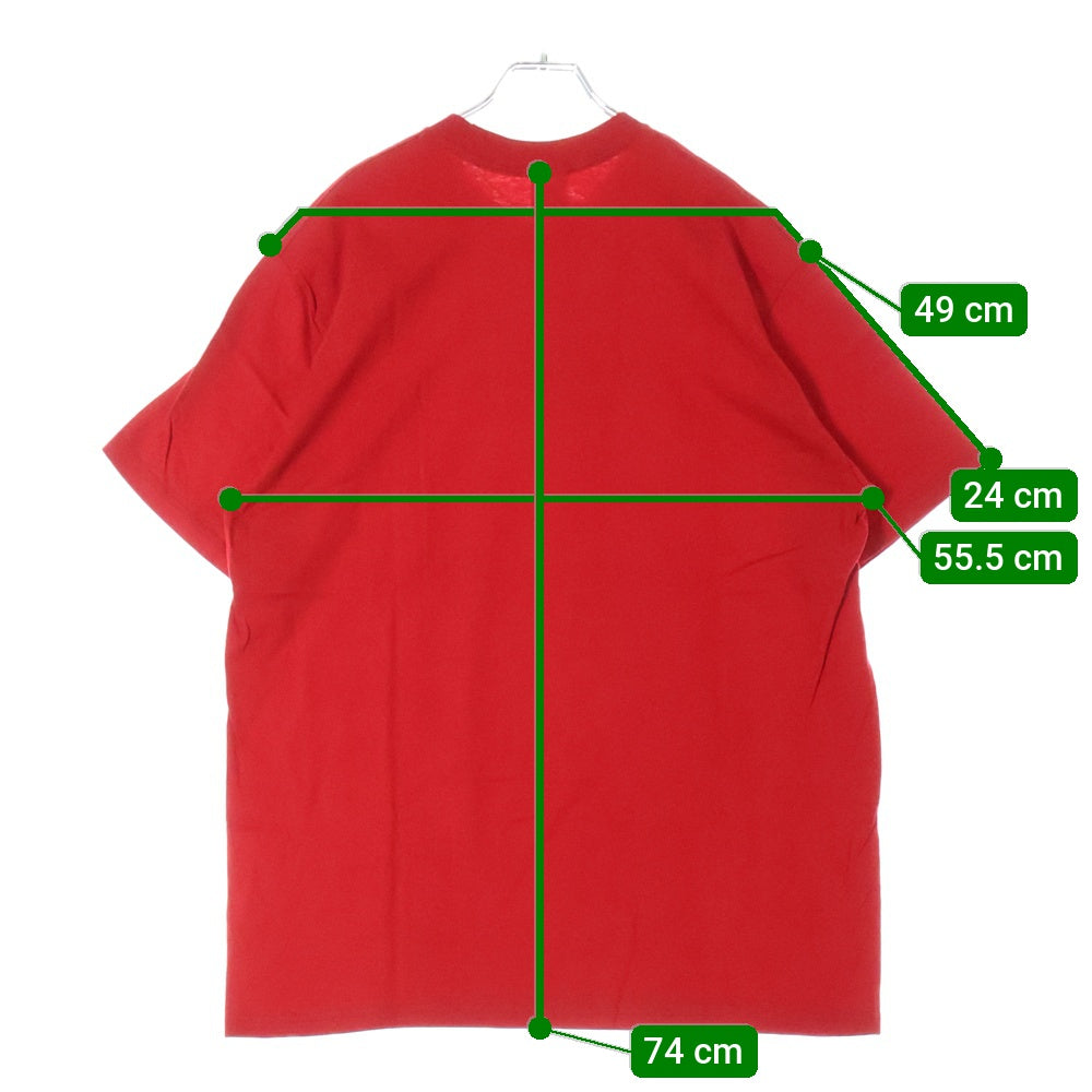 SUPREME(シュプリーム) 23SS Tonal Box Logo Tee トーナル ボックスロゴ プリント クルーネック 半袖Tシャツ カットソー レッド