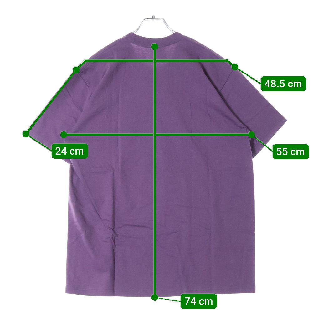 SUPREME(シュプリーム) 23SS Tonal Box Logo Tee トーナル ボックスロゴ プリント クルーネック 半袖Tシャツ カットソー パープル