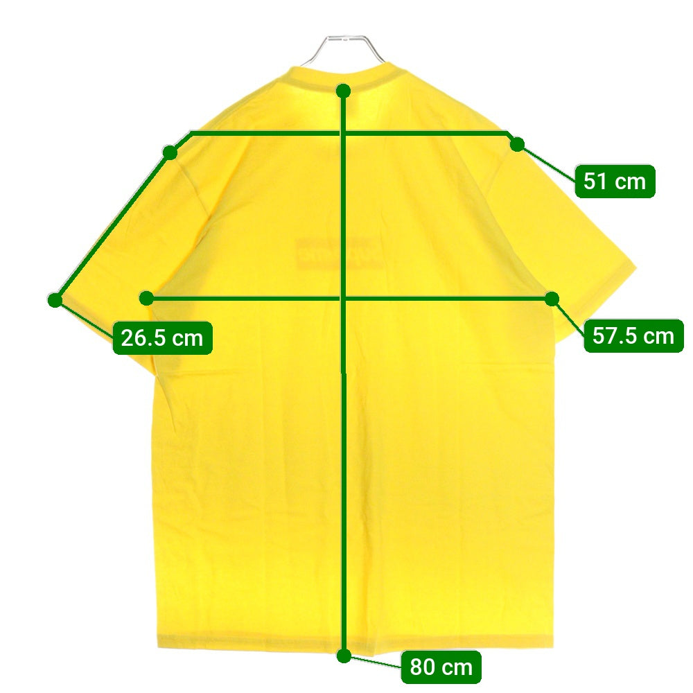 SUPREME(シュプリーム) 23SS Tonal Box Logo Tee トーナル ボックスロゴ プリント クルーネック 半袖Tシャツ カットソー イエロー