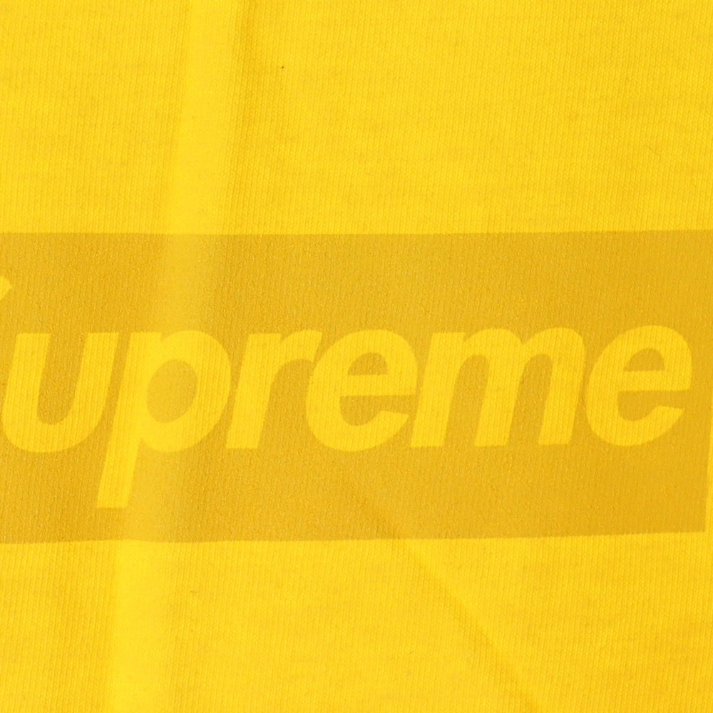 SUPREME(シュプリーム) 23SS Tonal Box Logo Tee トーナル ボックスロゴ プリント クルーネック 半袖Tシャツ カットソー イエロー