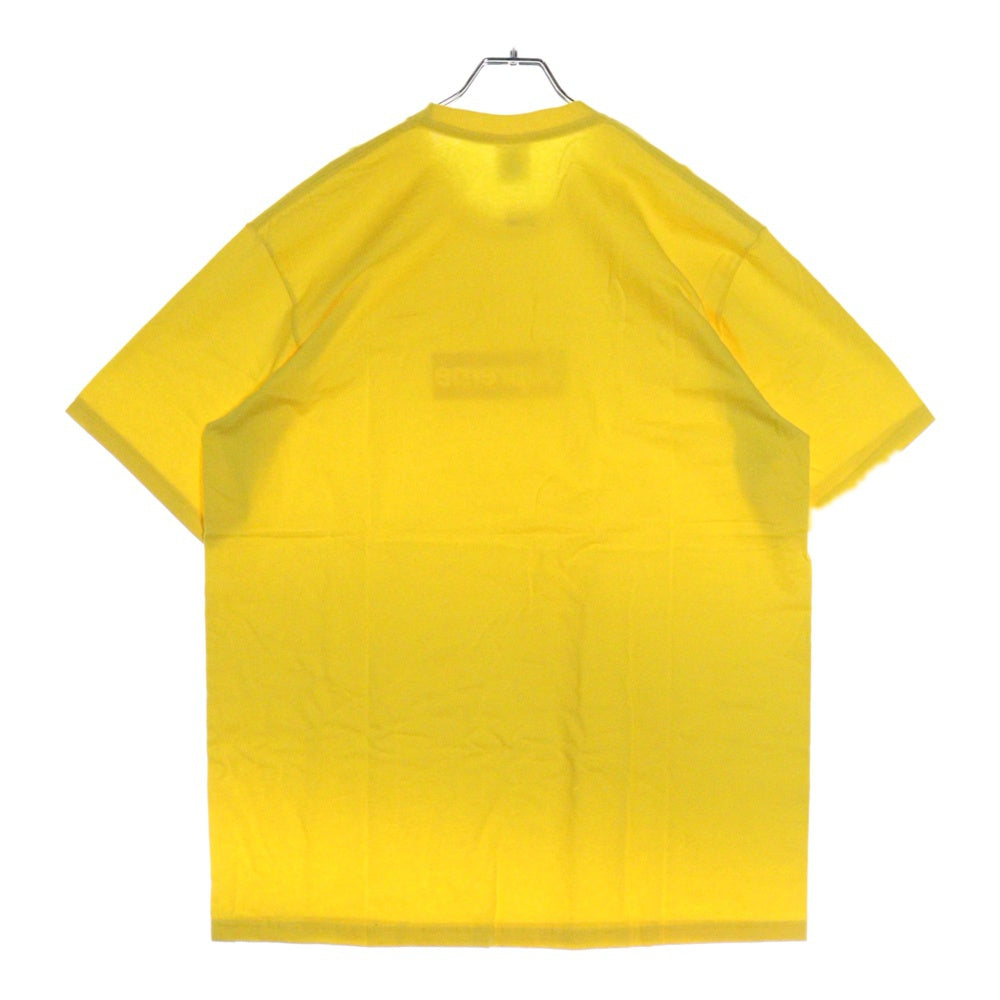 SUPREME(シュプリーム) 23SS Tonal Box Logo Tee トーナル ボックスロゴ プリント クルーネック 半袖Tシャツ カットソー イエロー