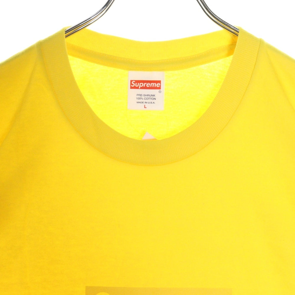 SUPREME(シュプリーム) 23SS Tonal Box Logo Tee トーナル ボックスロゴ プリント クルーネック 半袖Tシャツ カットソー イエロー