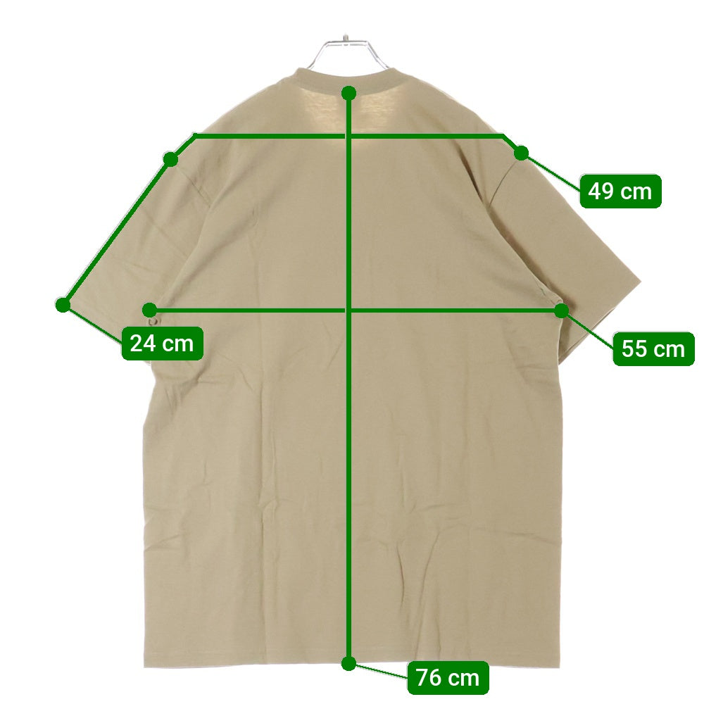 SUPREME(シュプリーム) 23SS Tonal Box Logo Tee トーナル ボックスロゴ プリント クルーネック 半袖Tシャツ カットソー ベージュ