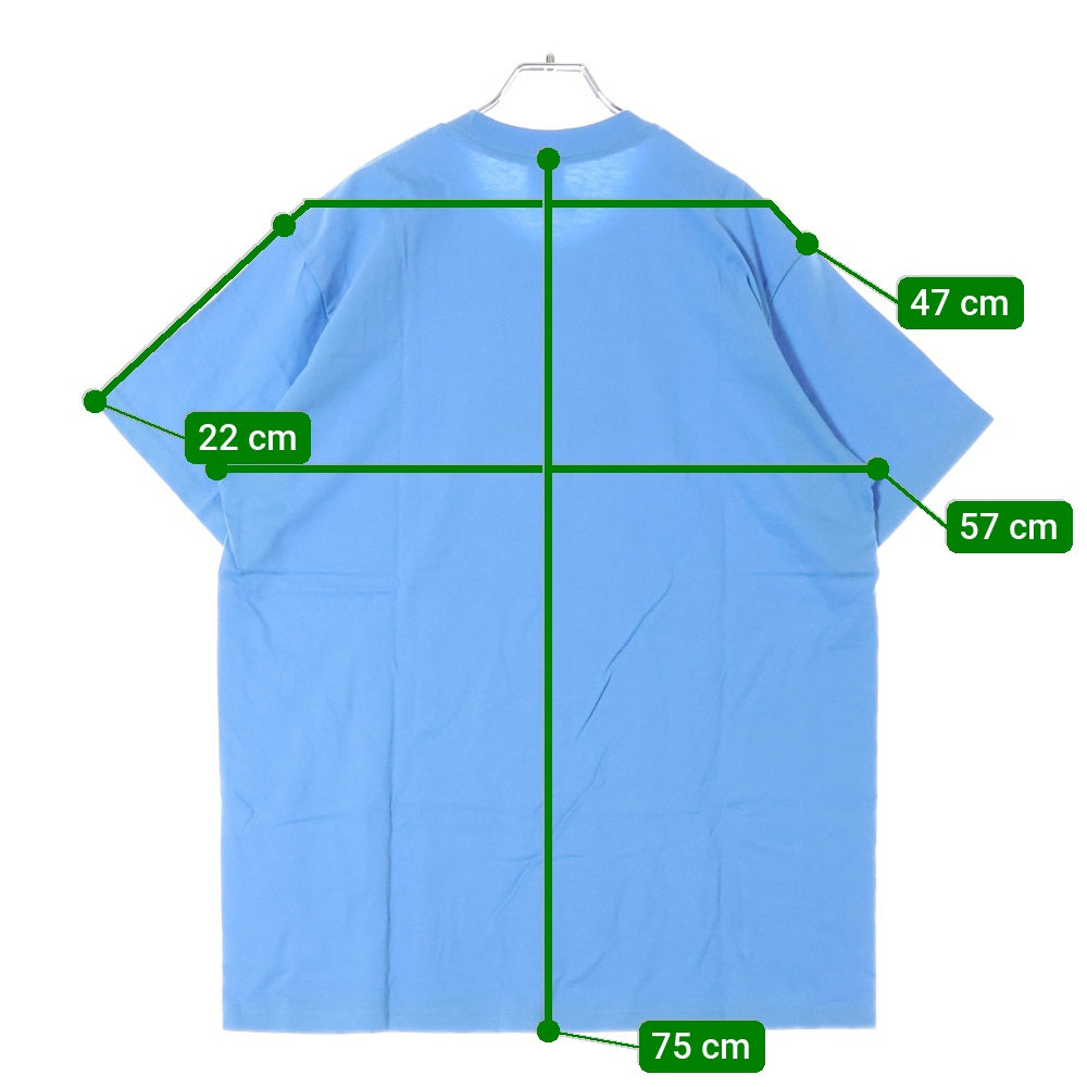 SUPREME(シュプリーム) 23SS Tonal Box Logo Tee トーナル ボックスロゴ プリント クルーネック 半袖Tシャツ カットソー ライトブルー