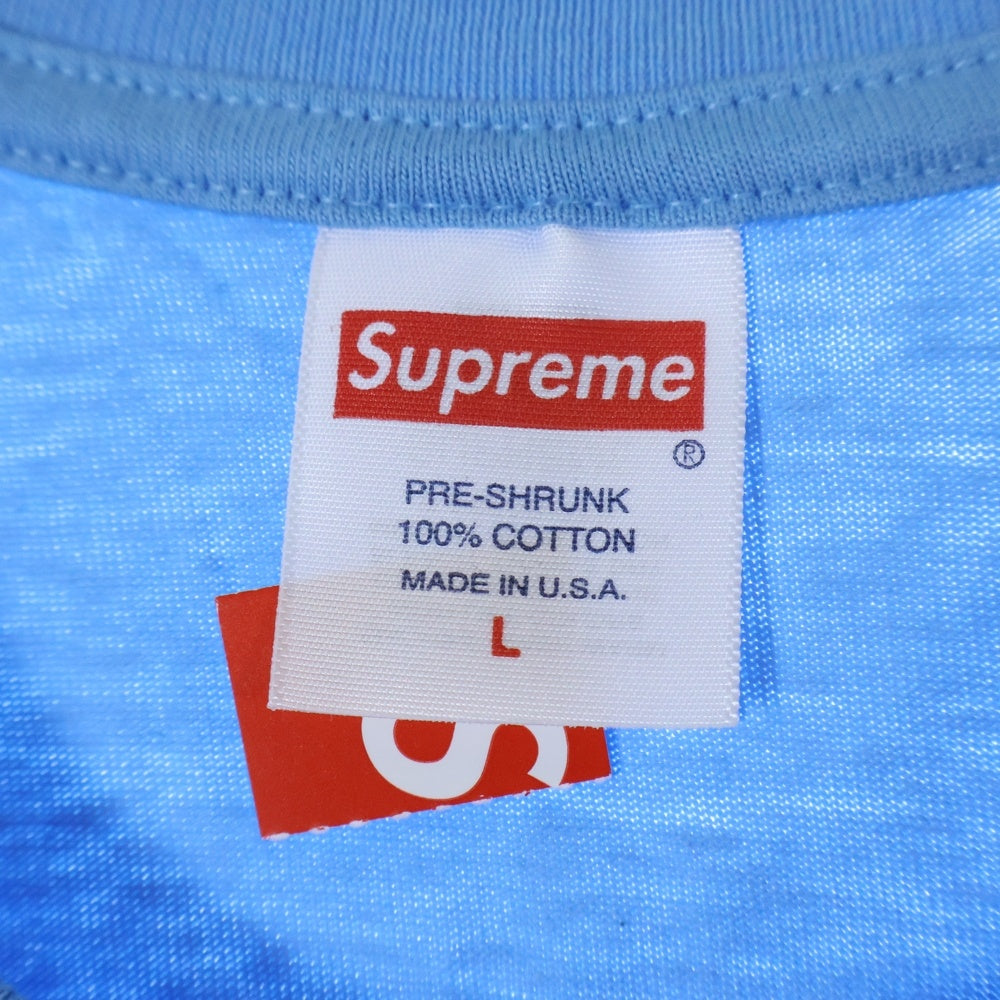 SUPREME(シュプリーム) 23SS Tonal Box Logo Tee トーナル ボックスロゴ プリント クルーネック 半袖Tシャツ カットソー ライトブルー