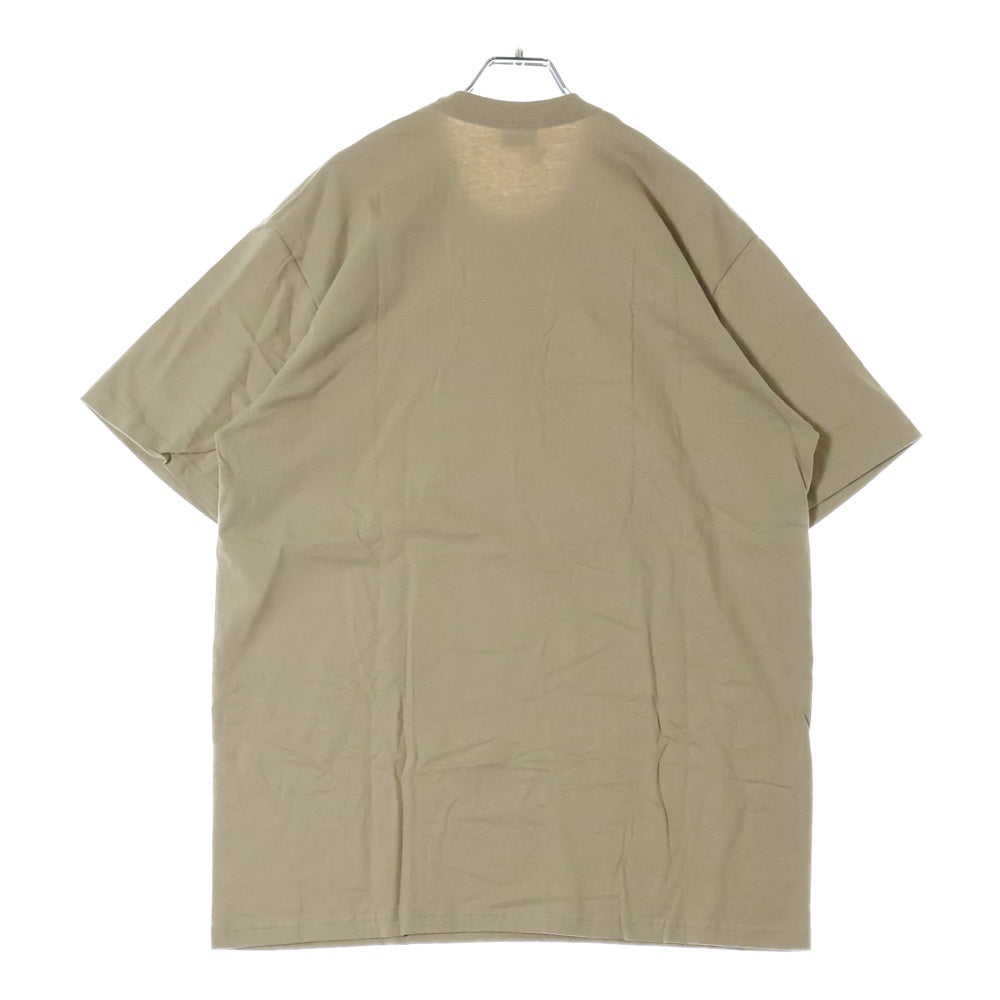 SUPREME(シュプリーム) 23SS Tonal Box Logo Tee トーナル ボックスロゴ プリント クルーネック 半袖Tシャツ カットソー ベージュ