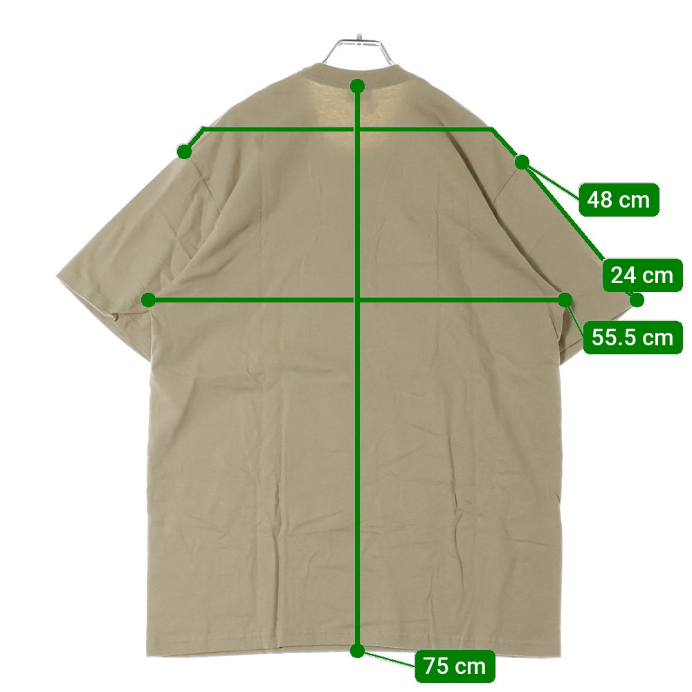 SUPREME(シュプリーム) 23SS Tonal Box Logo Tee トーナル ボックスロゴ プリント クルーネック 半袖Tシャツ カットソー ベージュ
