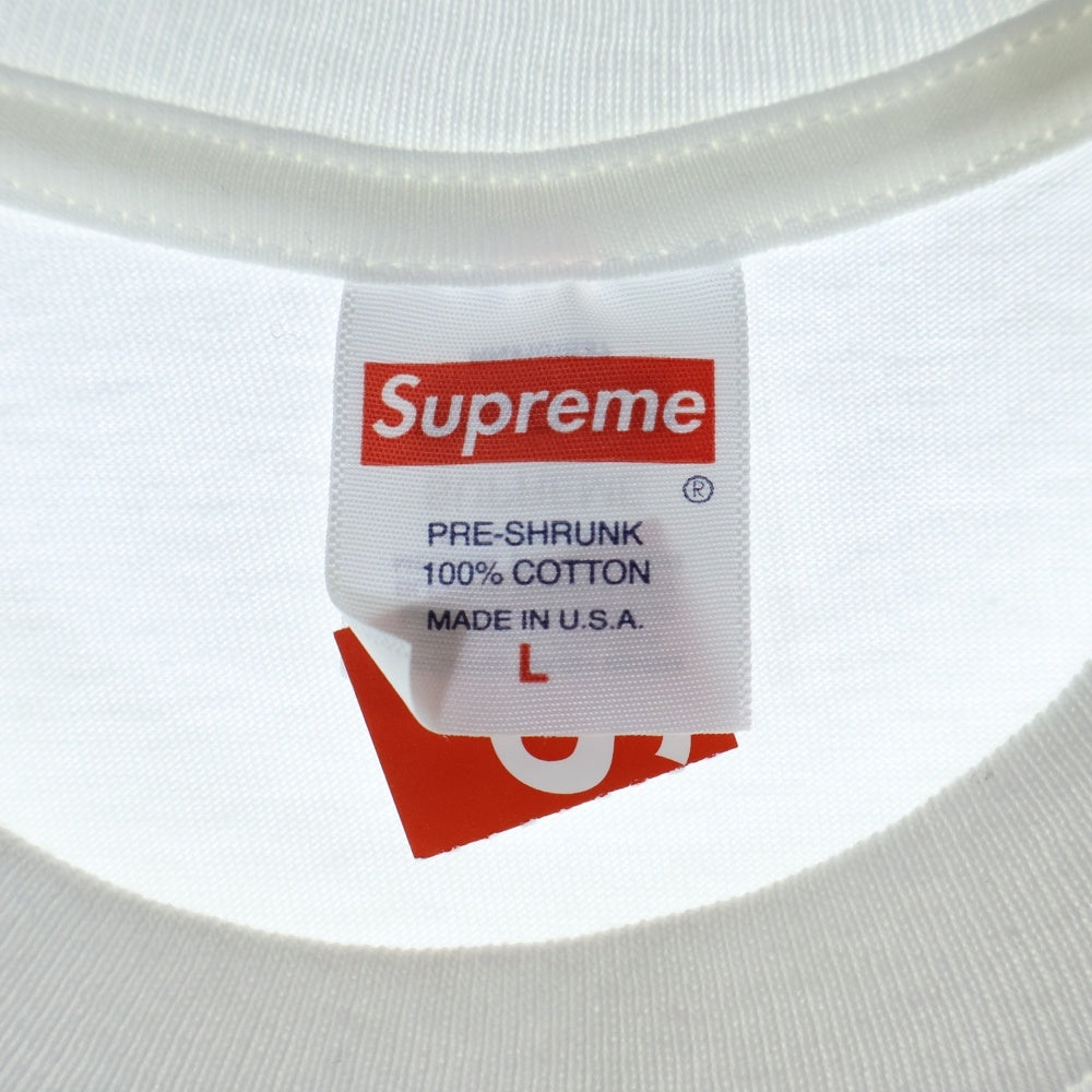 SUPREME(シュプリーム) 23AW Box Logo Tee Camo カモフラージュ 迷彩 ボックスロゴ クルーネック 半袖Tシャツ カットソー ホワイト