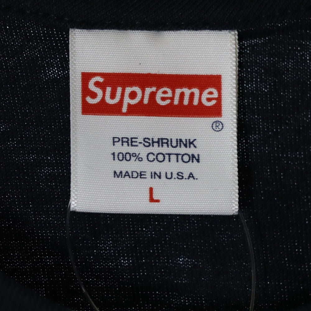 SUPREME(シュプリーム) 23AW Box Logo Tee Camo カモフラージュ 迷彩 ボックスロゴ クルーネック 半袖Tシャツ カットソー ネイビー
